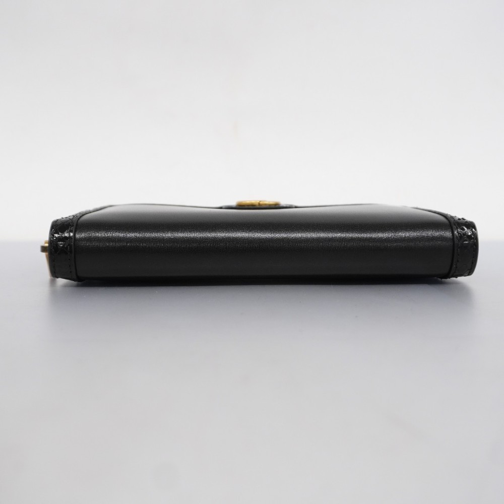 Gucci Marmont Long Wallet Leather Python Black - image 2